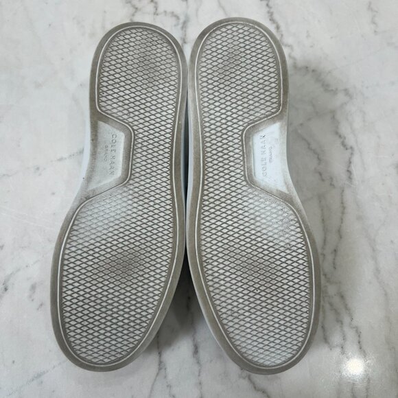 $190 Cole Haan GrandSeries Leather Sneakers White Zebra Haircalf Women’s 10B - Picture 8 of 9